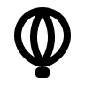 Air Balloon (Line) Free Open-Source SVG Icon