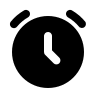 Filled Alarm Clock Free Open-Source SVG Icon