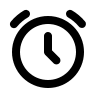 Alarm Clock (2 Line) Free Open-Source SVG Icon