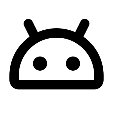 Android Mobile Device (2-Line) Free Open-Source SVG Icon (MingCute Icon)