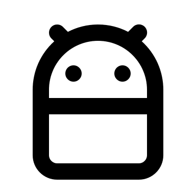 Android Outline Design (MingCute) Free Open-Source SVG Icon (MingCute Icon)