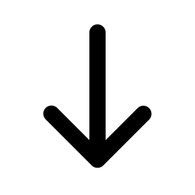 Downward Arrow (Line) Free Open-Source SVG Icon (MingCute Icon)