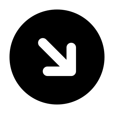 Right Down Arrow in Circle (Filled) Free Open-Source SVG Icon (MingCute Icon)