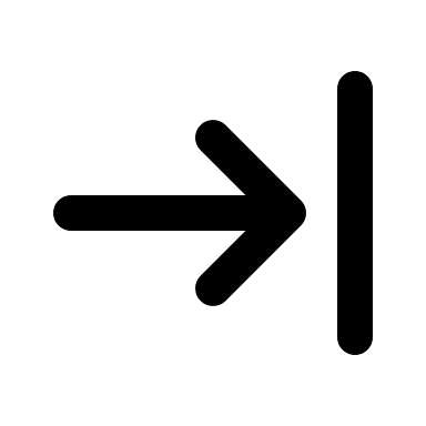 Right Arrow (Line) Free Open-Source SVG Icon (MingCute Icon)