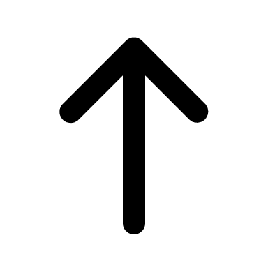 Upward Arrow (Line) Free Open-Source SVG Icon (MingCute Icon)