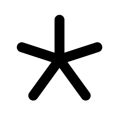 Asterisk Symbol (MingCute) Free Open-Source SVG Icon (MingCute Icon)