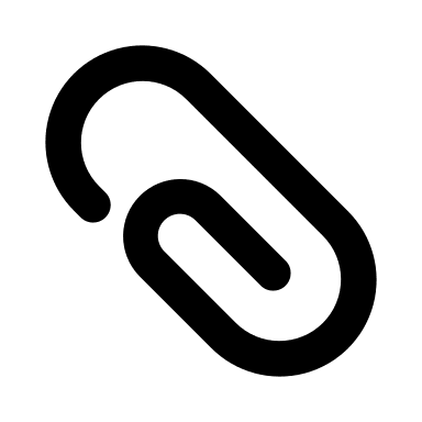 Attachment Document (Line) Free Open-Source SVG Icon (MingCute Icon)