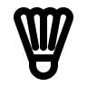 Badminton Sport Equipment (Line) Free Open-Source SVG Icon