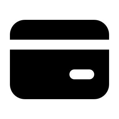 Bank Card (Filled) Free Open-Source SVG Icon (MingCute Icon)