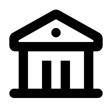 Bank Building (Line) Free Open-Source SVG Icon (MingCute Icon)