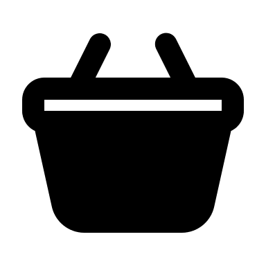 Filled Shopping Basket Free Open-Source SVG Icon (MingCute Icon)