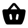 Filled Shopping Basket (MingCute) Free Open-Source SVG Icon