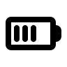 Three-Line Battery Indicator (MingCute) Free Open-Source SVG Icon