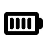 Battery Level 4 (Line) Free Open-Source SVG Icon