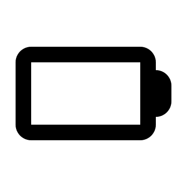 Battery Level Indicator (Line) Free Open-Source SVG Icon (MingCute Icon)