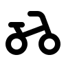 Bicycle (Line) Free Open-Source SVG Icon