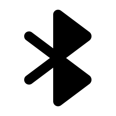 Bluetooth Connection Symbol (Filled) Free Open-Source SVG Icon (MingCute Icon)