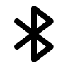 Bluetooth Connection (Line) Free Open-Source SVG Icon