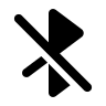 Bluetooth Disabled (Filled) Free Open-Source SVG Icon