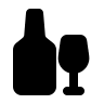 Glass Bottle (Filled) Free Open-Source SVG Icon