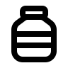 Line Art Bottle (MingCute) Free Open-Source SVG Icon