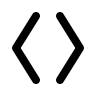 Angle Brackets (Line) Free Open-Source SVG Icon