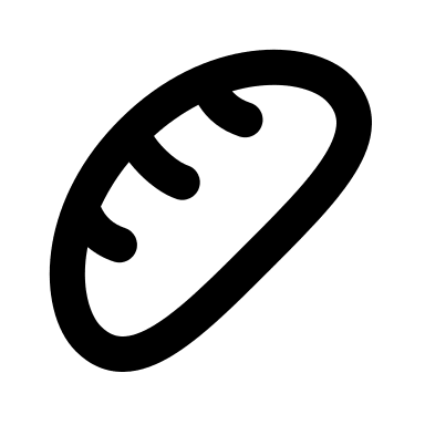 Bread Line Drawing (MingCute) Free Open-Source SVG Icon (MingCute Icon)