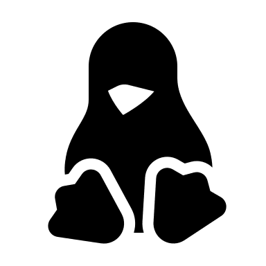 Linux Operating System Logo (Filled) Free Open-Source SVG Icon (MingCute Icon)