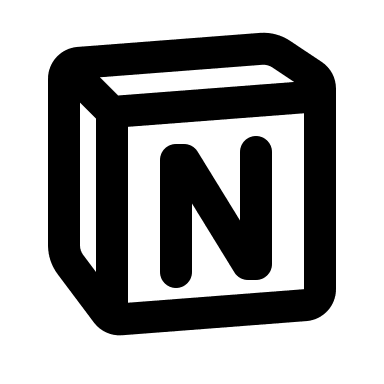 Notion Application (Line) Free Open-Source SVG Icon (MingCute Icon)