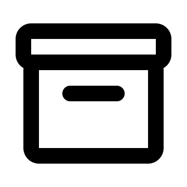 Archive Storage Box Free Open-Source SVG Icon (Mono Icons)