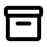 Archive Storage Box Free Open-Source SVG Icon