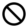 Prohibition Symbol (Mono) Free Open-Source SVG Icon