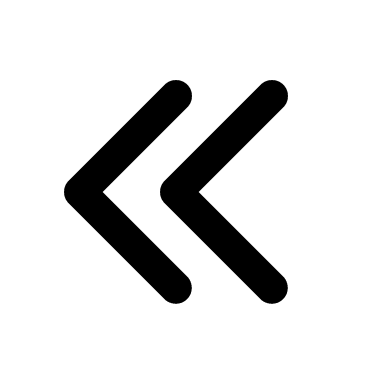 Double Left Chevron Arrow (Mono) Free Open-Source SVG Icon (Mono Icons)