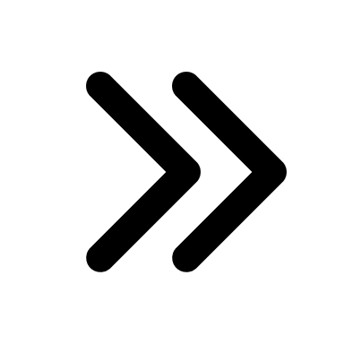 Double Right Chevron Arrow (Mono) Free Open-Source SVG Icon (Mono Icons)