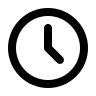 Clock (Mono) Free Open-Source SVG Icon