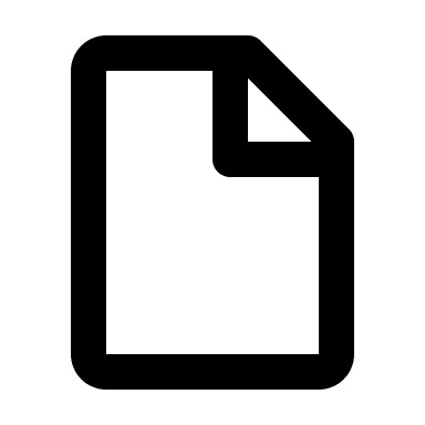 Empty Document (Mono) Free Open-Source SVG Icon (Mono Icons)