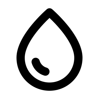 Drop of Water (Mono) Free Open-Source SVG Icon (Mono Icons)