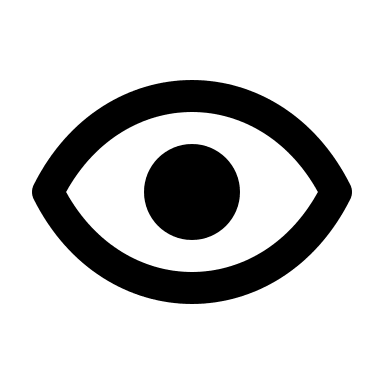 Eye Symbol (Mono) Free Open-Source SVG Icon (Mono Icons)