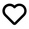 Heart Symbol (Mono) Free Open-Source SVG Icon