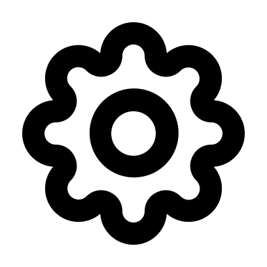 Settings Gear (Mono) Free Open-Source SVG Icon (Mono Icons)