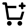 Add to Shopping Cart (Mono) Free Open-Source SVG Icon