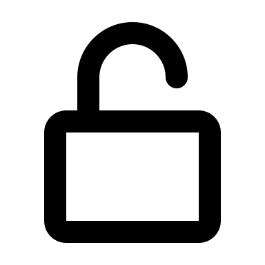 Unlock Security Feature Free Open-Source SVG Icon (Mono Icons)