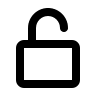 Unlock Security Feature Free Open-Source SVG Icon