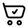 Cart Check Confirmation Free Open-Source SVG Icon