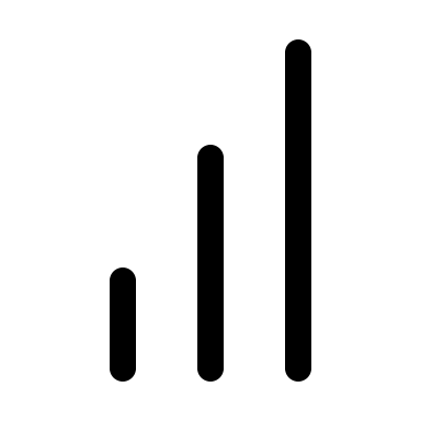 Bar Chart Representation Free Open-Source SVG Icon (Myna UI Icons)