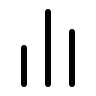 Bar Chart Representation (Myna UI) Free Open-Source SVG Icon