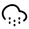 Snowy Cloud (Myna UI) Free Open-Source SVG Icon