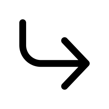 Corner Down Right Arrow Free Open-Source SVG Icon (Myna UI Icons)