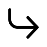 Corner Down Right Arrow Free Open-Source SVG Icon