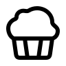 Cupcake Dessert Free Open-Source SVG Icon